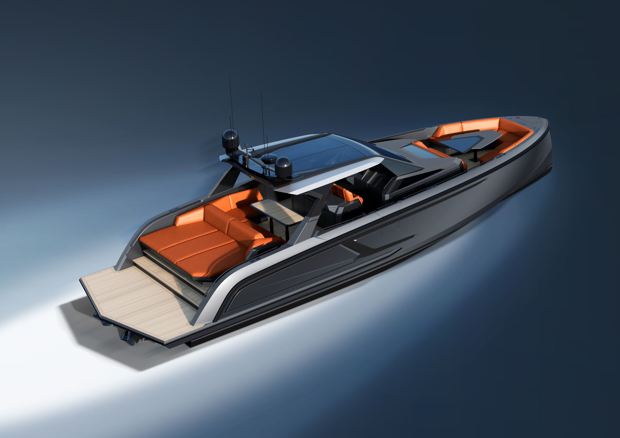 vanquish-VQ55-no-motors-orange-rear-side-view