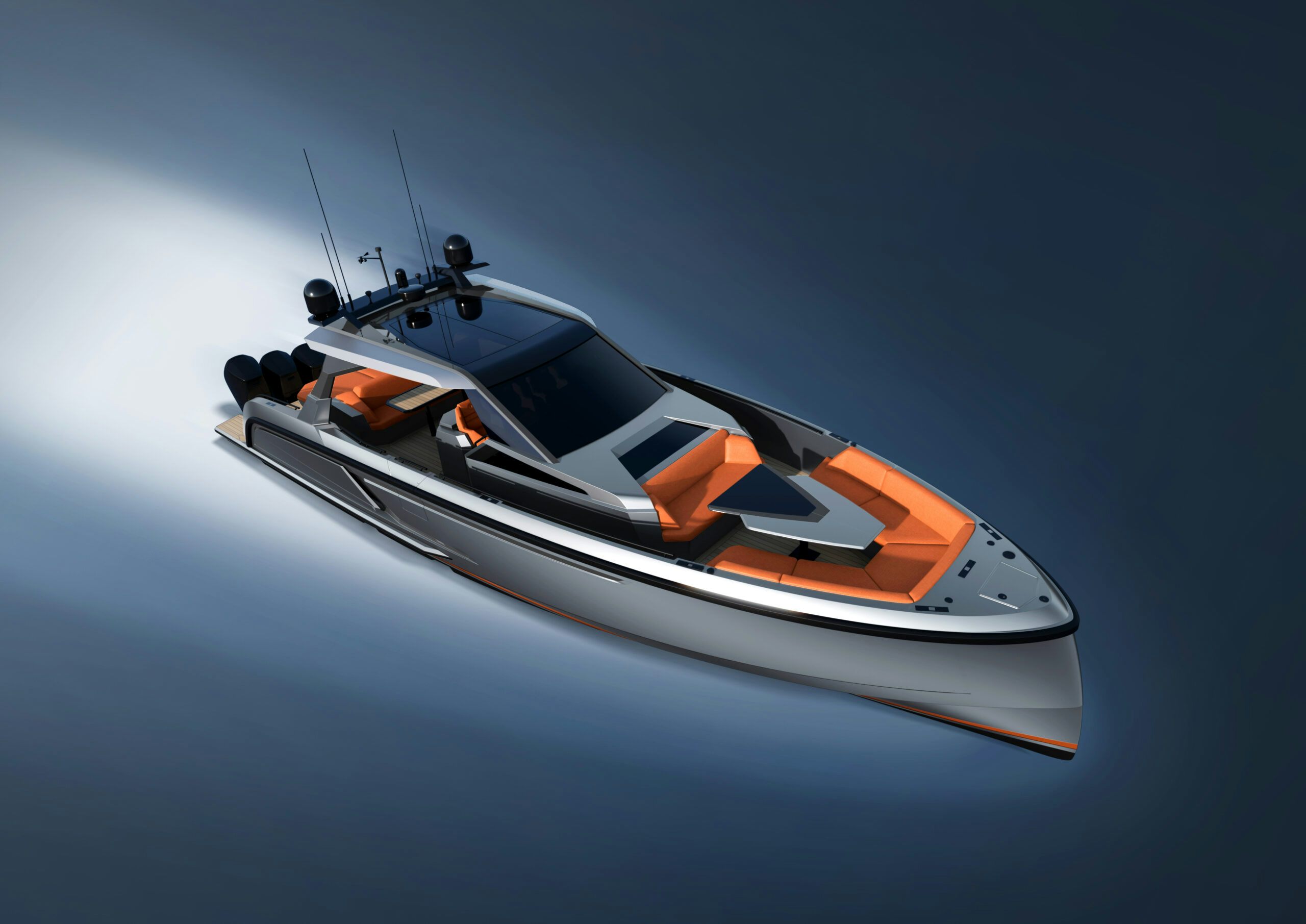 vanquish vq55 orange version yacht